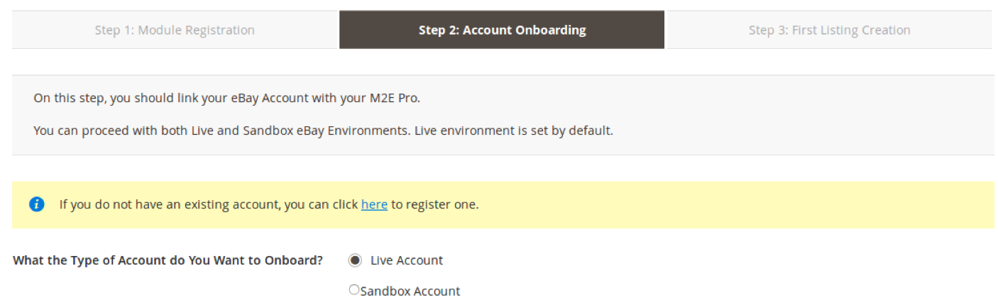 Account Onboarding