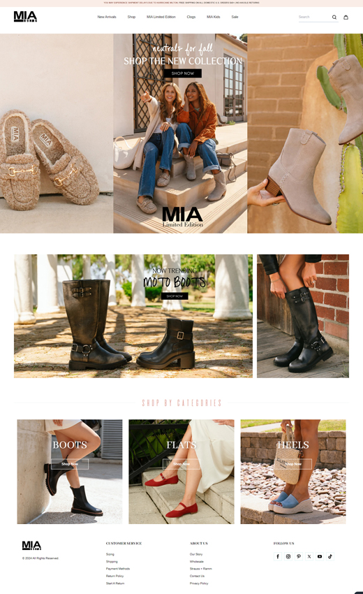 Mia limited edition boots best sale